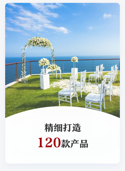 精心打造120款产品